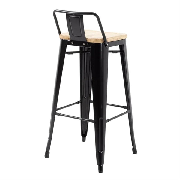 Bolero FB623 - Four Bistro High Stools With Backrest
