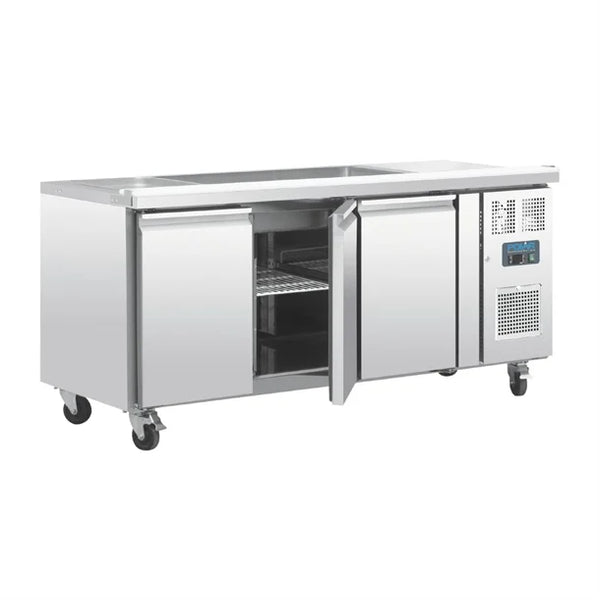 Polar FT283-A - Triple Door Counter Fridge