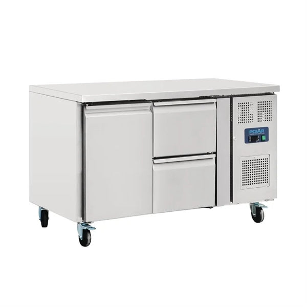 Polar GD873-A - 1 Door/2 Drawer Counter Fridge