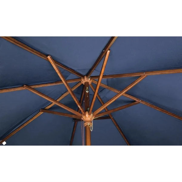 Bolero GG496 - 2.5m Navy Blue Round Pulley Umbrella