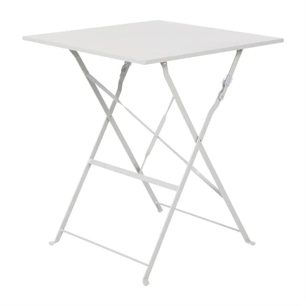 Bolero GK988 - Pavement Style Square Steel Table 600mm