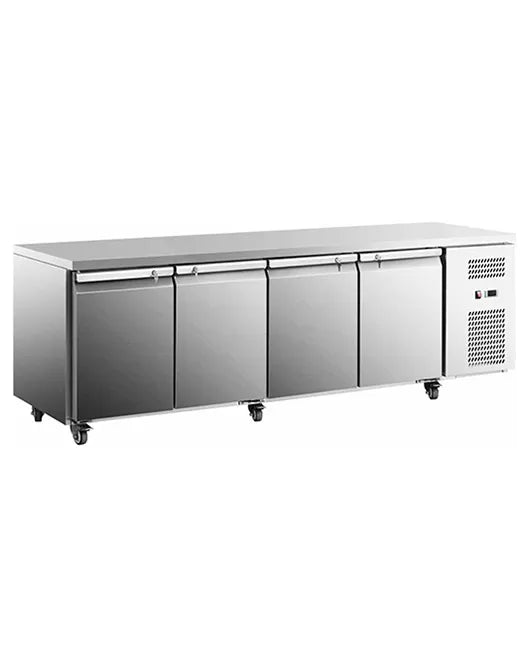 Snow Village GNR2280T4 - Stainless Steel Four Door Workbench Fridge