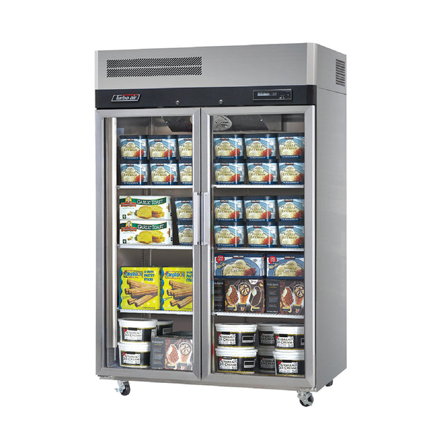 Turbo Air KF45-2G-N - Double Glass Door Freezer