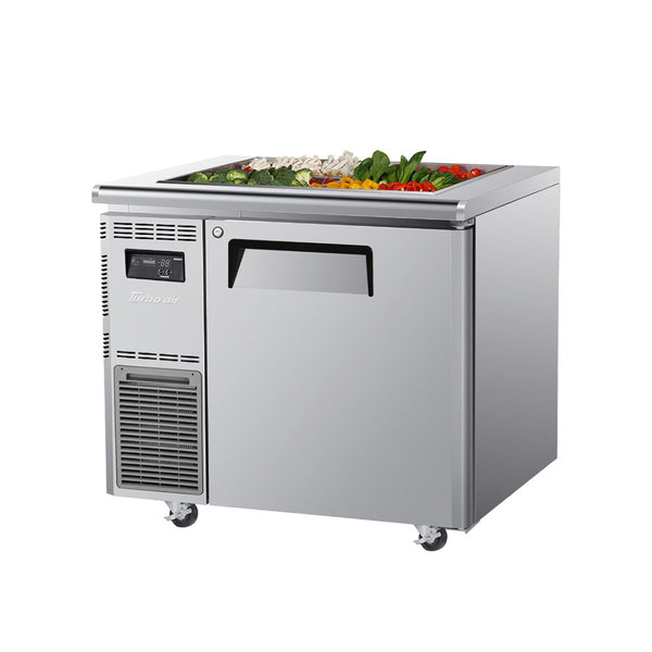 Turbo Air KSR9-1-N - 900mm Single Solid Door Prep Fridge