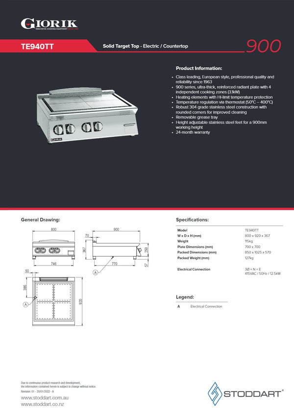 Giorik TE940TT - Target Top