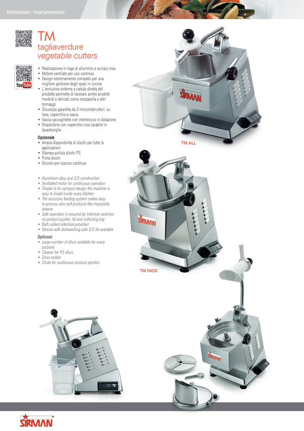 Sirman S40752502P TM2 ALL - Vegetable Cutter