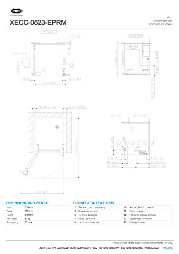 Unox Cheftop Compact XECC-0523-EPRM - Combi Oven