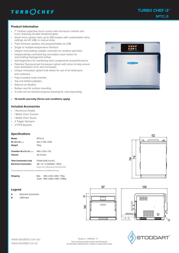 TurboChef i3 - Rapid Cook Oven