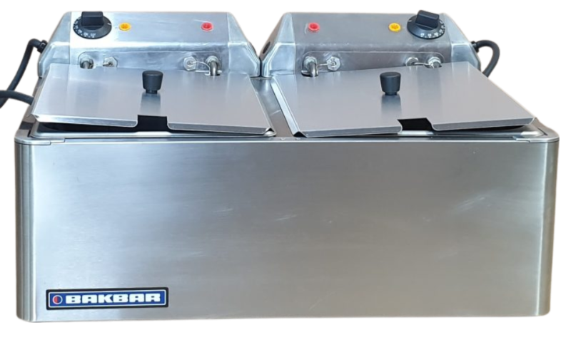 Bakbar EC64 On Counter Twin Tank Deep Fryer