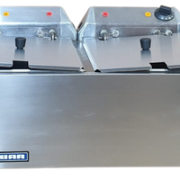 Bakbar EC64 On Counter Twin Tank Deep Fryer