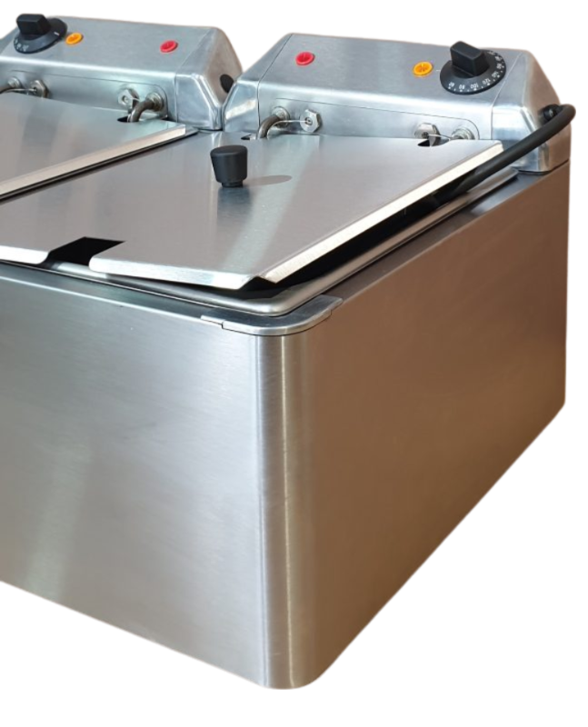 Bakbar EC64 On Counter Twin Tank Deep Fryer