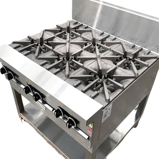 Garland GF36-6T Six burner on leg stand