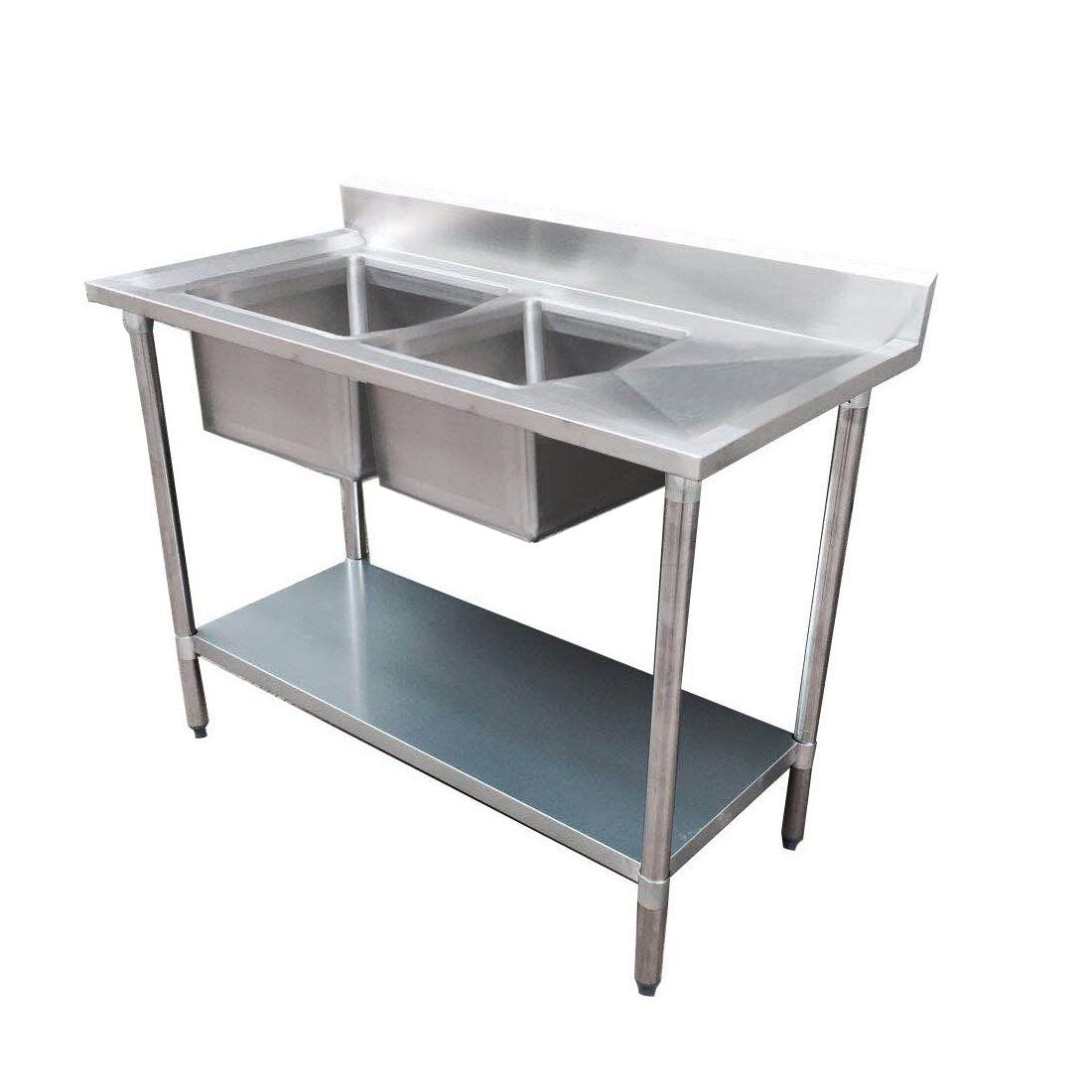 FED 1500-7-DSBL - Left Double Sink Bench