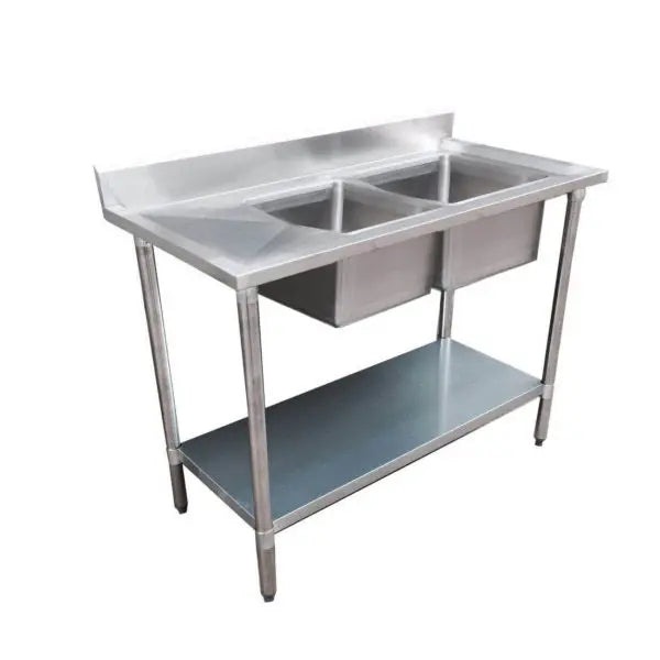 FED 1500-7-DSBR - Right Double Sink Bench