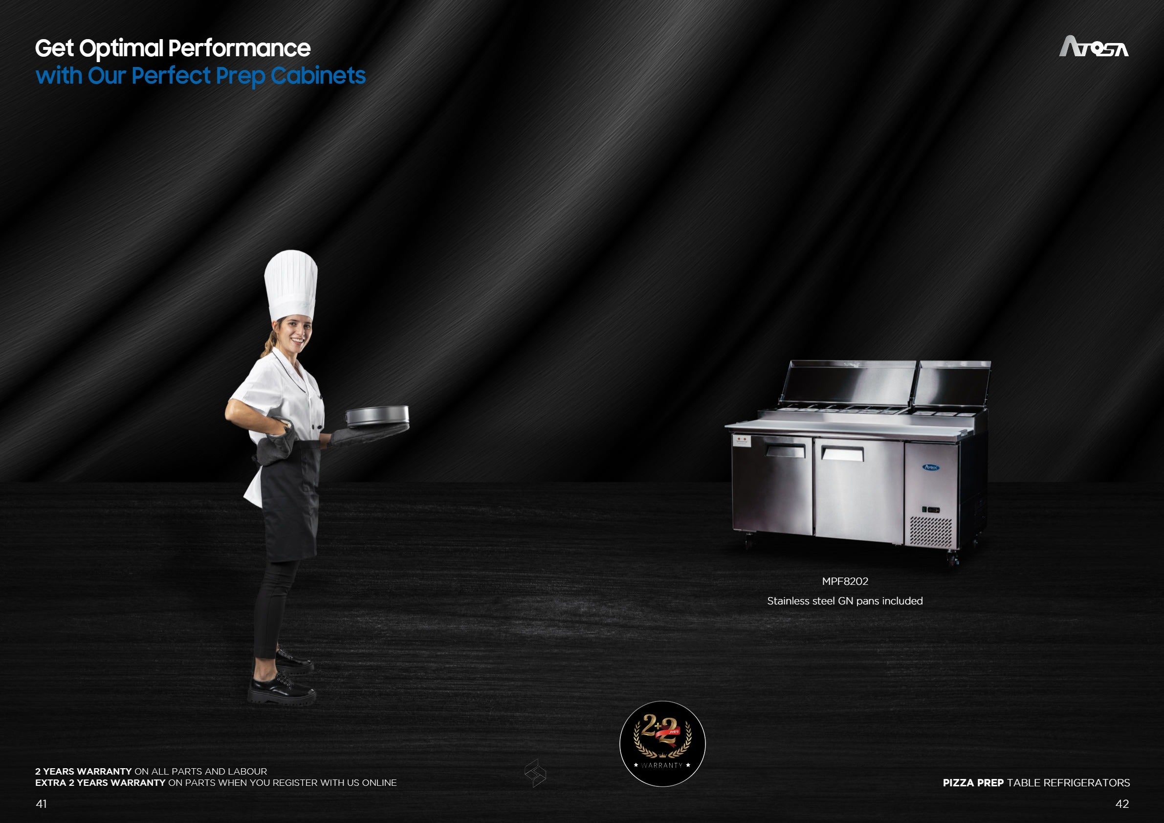 Thumbnail - Atosa MPF8201 - Pizza Prep Fridge