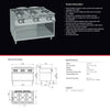 Giorik 700 Series CE76TGT - Cook Top With Open Base