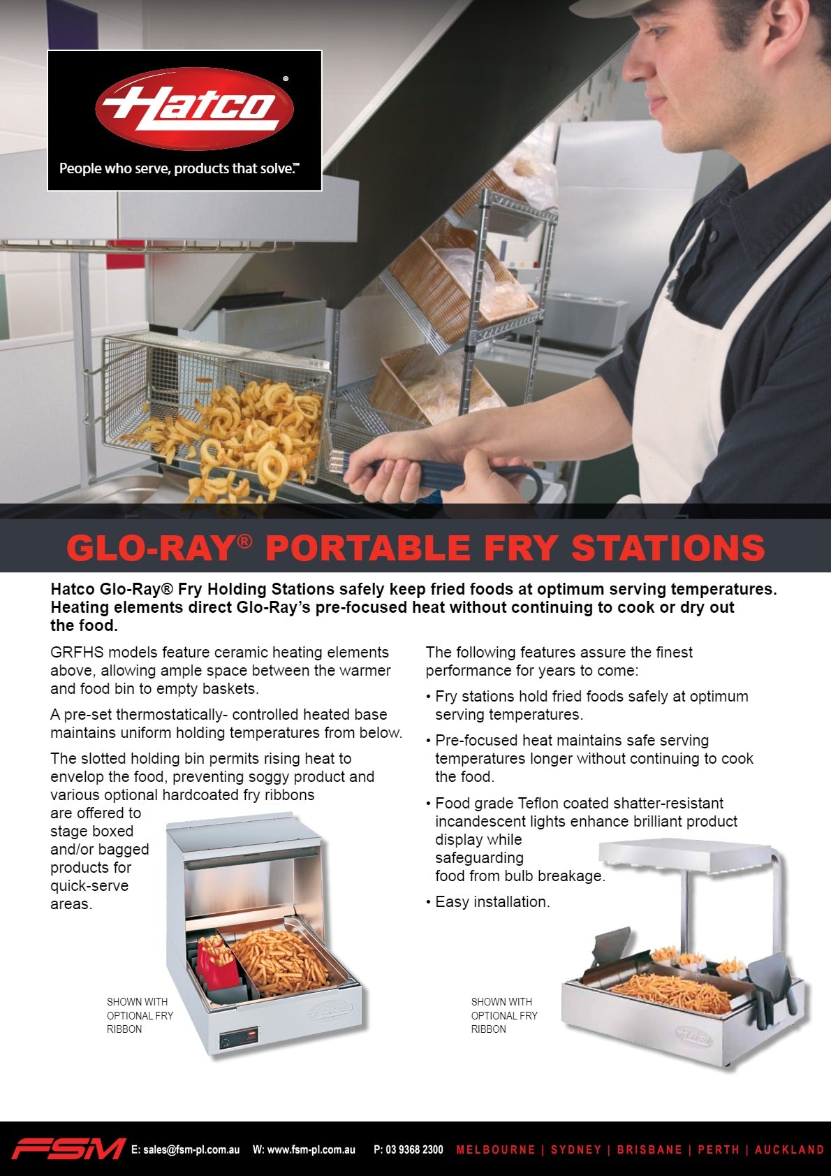 Hatco Glo-Ray GRFHS-21 - Portable Fry Station