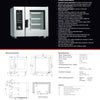 Giorik Steambox Evolution SEHE061WT.SF.H - Combi Oven With Hood
