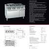 Giorik 700 Series CG760ET - Range Oven