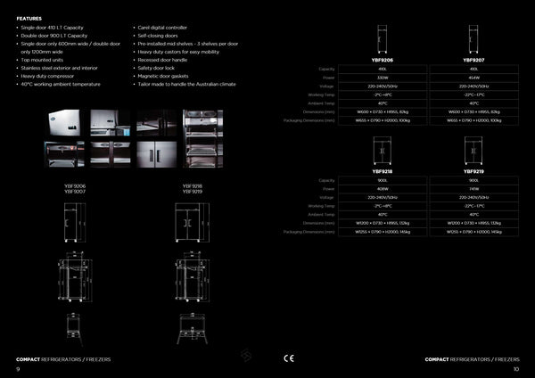 Atosa YBF9218 - Upright Fridge
