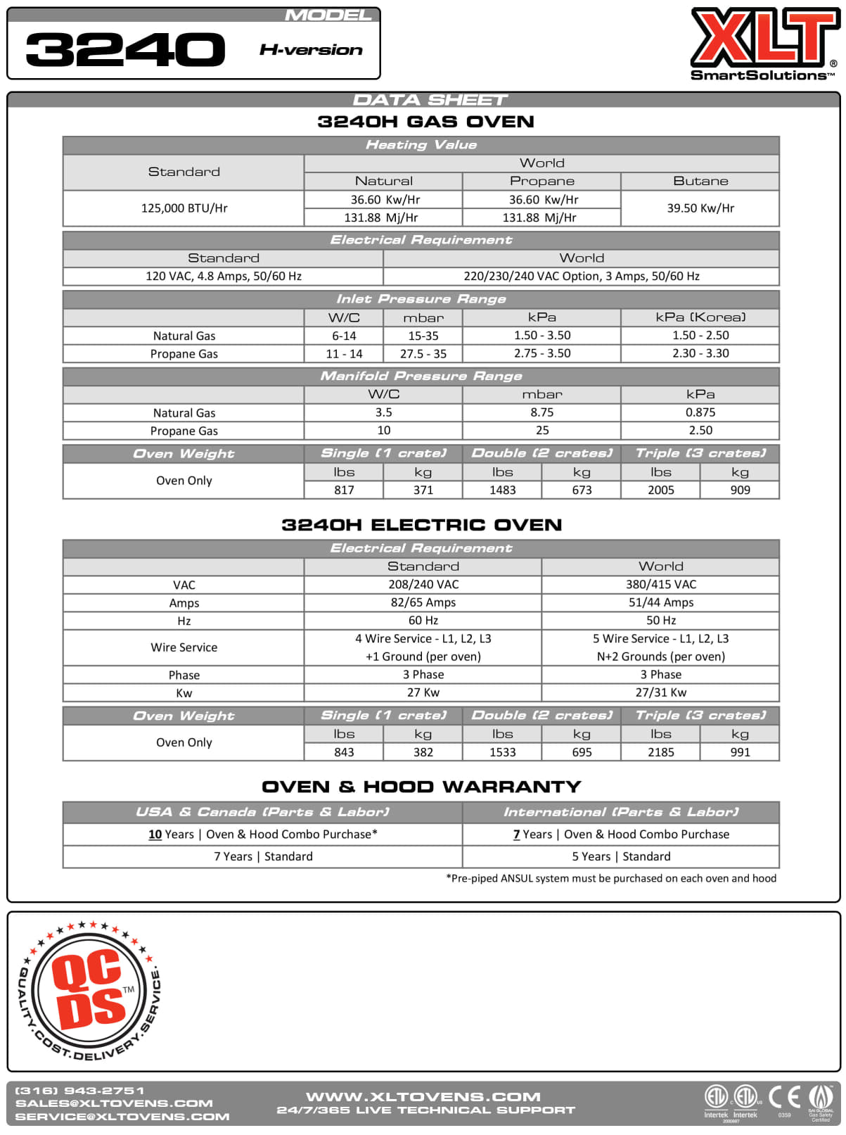 XLT 3240H - Conveyor Oven