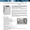 Kastel FK45E - Undercounter Glasswasher