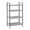 Cambro Camshelving Elements Series EXU246072V4480 - Four Tier Stationary Starter Kit