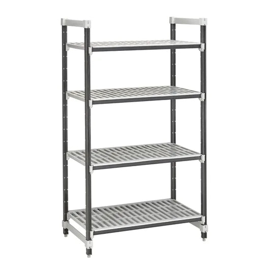 Cambro Camshelving Elements Series EXU246072V4480 - Four Tier Stationary Starter Kit