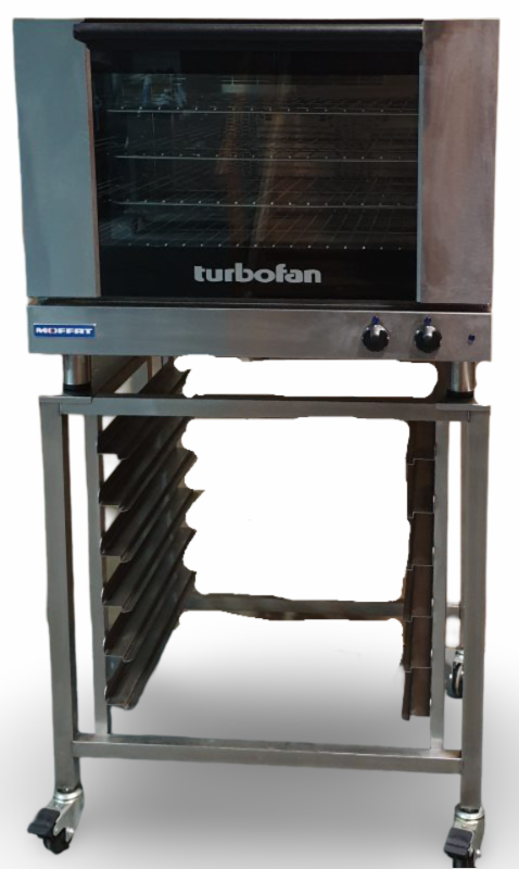 Turbofan E28M4 Manual Electric Convection Oven + Stand
