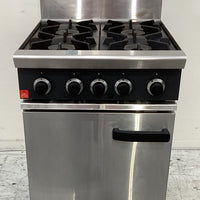 Cobra CR6D 4 Burner Gas Range Static Oven