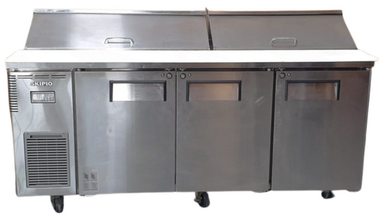 Skipio SHR18-3 Salad Side Prep Table w/ Fridge