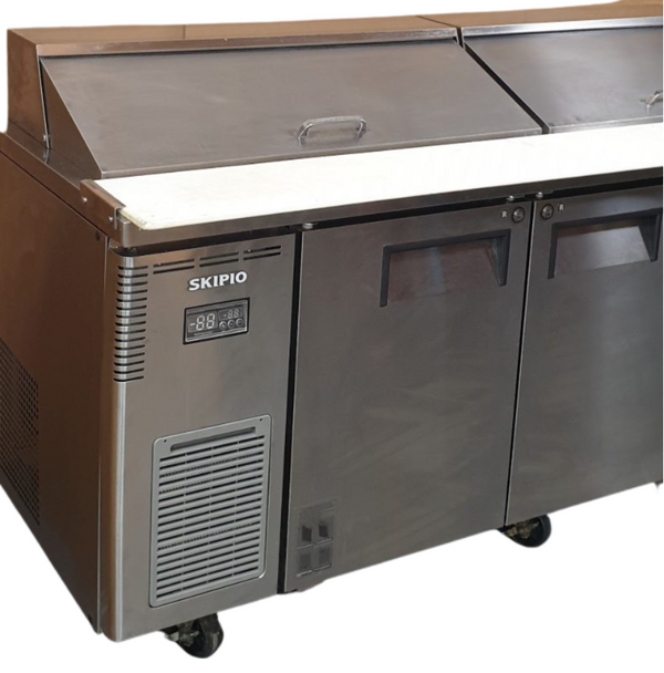 Skipio SHR18-3 Salad Side Prep Table w/ Fridge