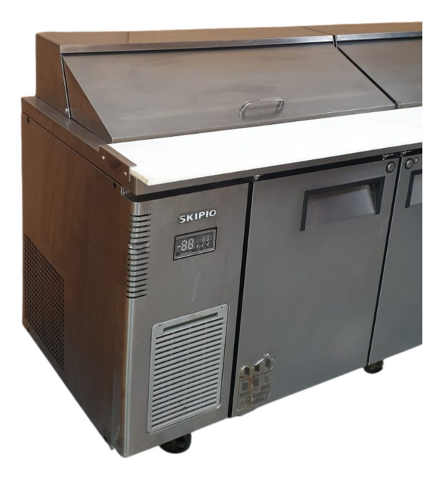 Skipio SHR18-3 Salad Side Prep Table w/ Fridge