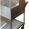 Woodson W.HFSQ25 A Bain Marie 2 rows, 5 bays w/ trolley