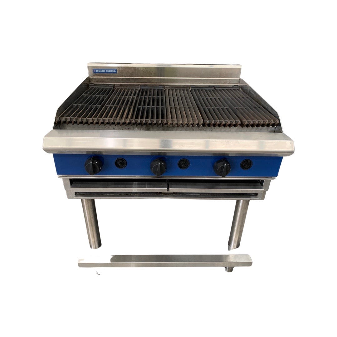 Blue Seal G596-LS Chargrill on Leg stand