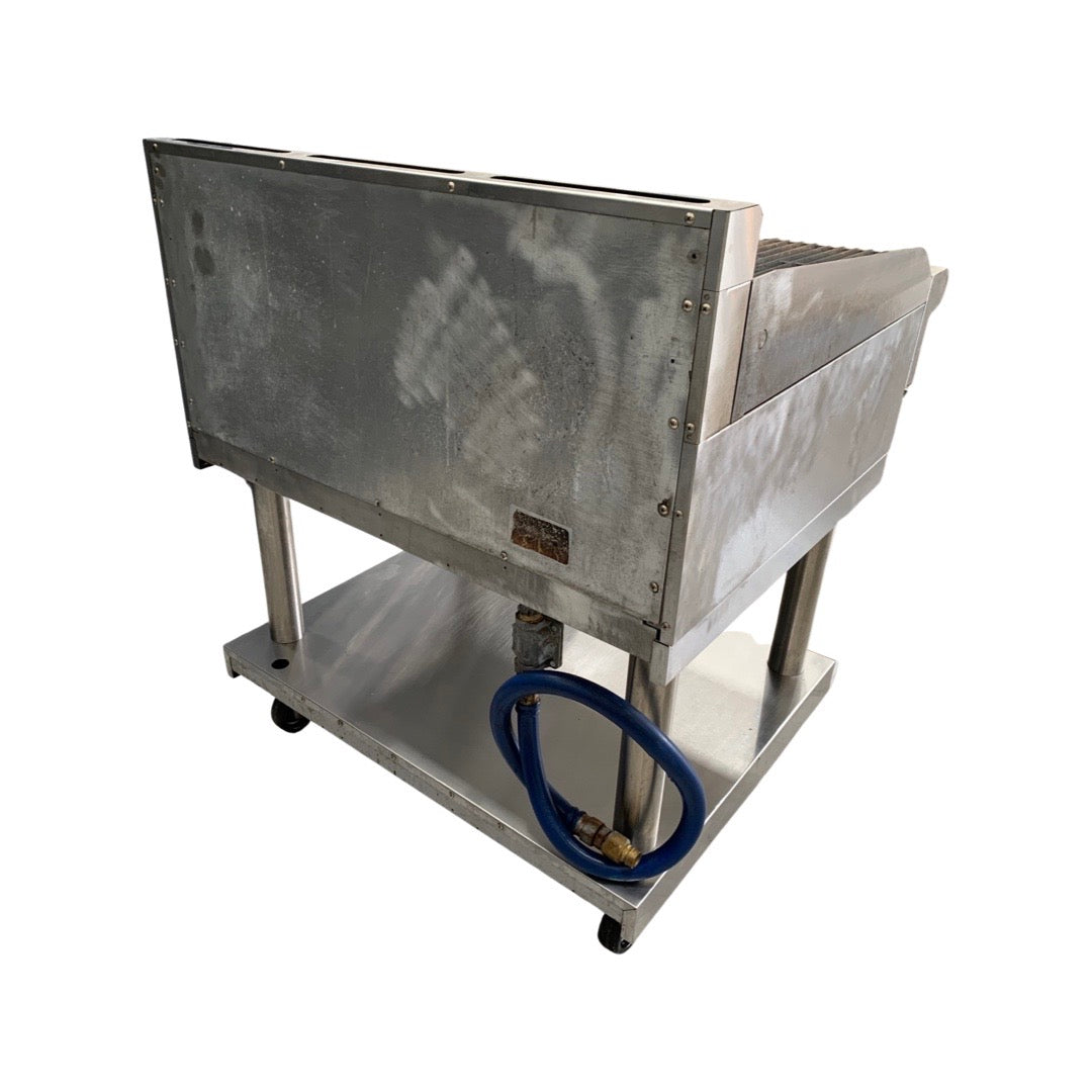 Blue Seal G596-LS Chargrill on Leg stand