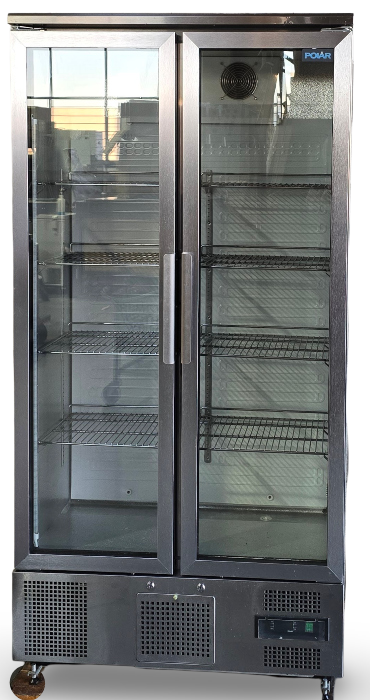 Polar CK477-A 2-Glass Door Upright Chiller