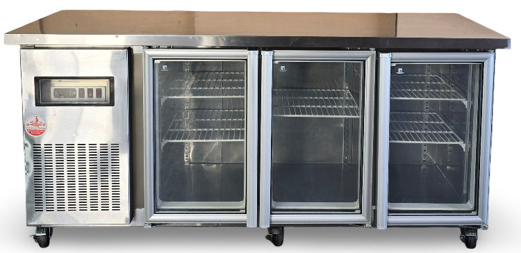 Delta ERD134 Undercounter Stainless 3 Door Chiller
