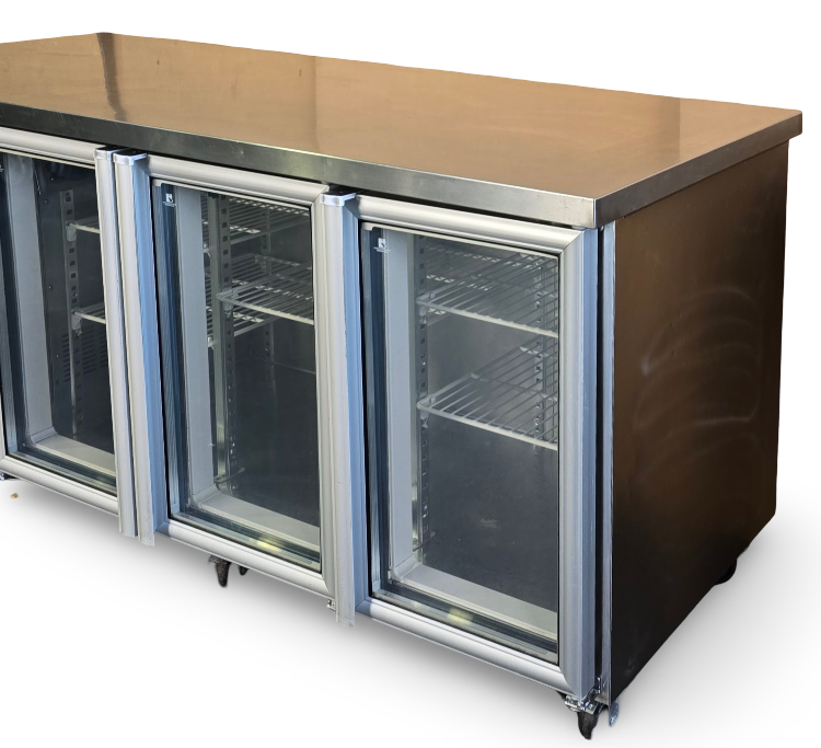 Delta ERD134 Undercounter Stainless 3 Door Chiller