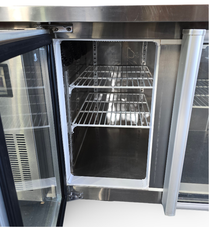 Delta ERD134 Undercounter Stainless 3 Door Chiller