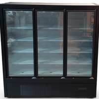 Blizzard 1.2 3 Glass Door Upright Freezer