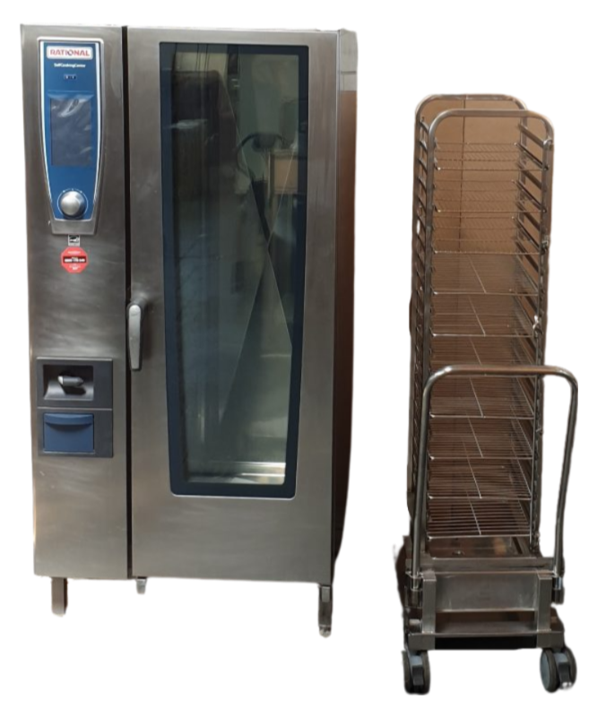 Rational SCCWE201 Combi Oven w/ 20 Tray Trolley