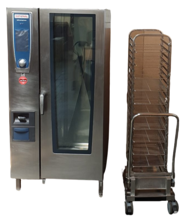 Rational SCCWE201 Combi Oven w/ 20 Tray Trolley