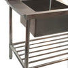 FED SSBD7-1500/A Left Inlet Single Sink Dishwasher Bench