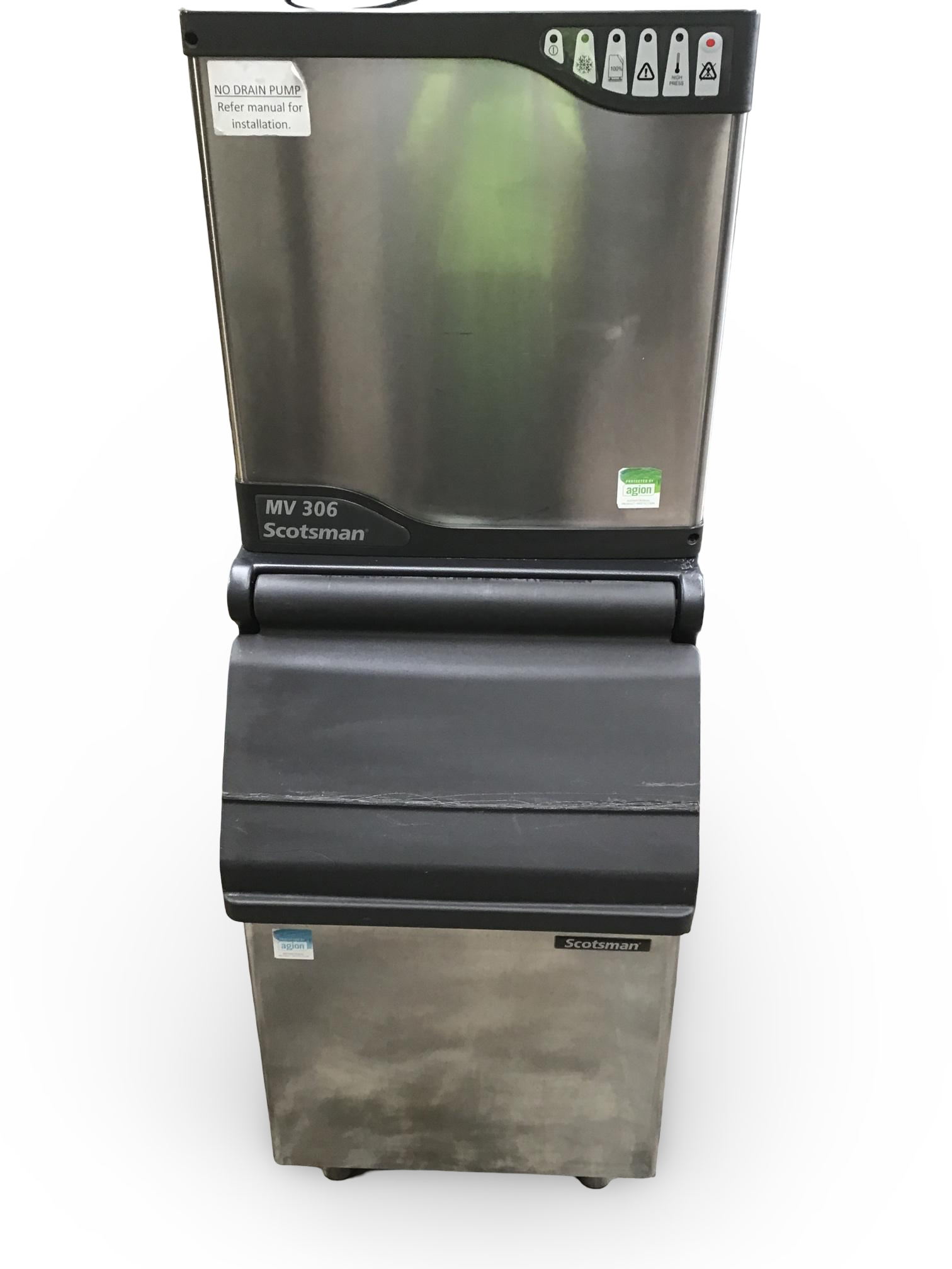 Scotsman MV306AS Ice Machine + SB193 Storage Bin