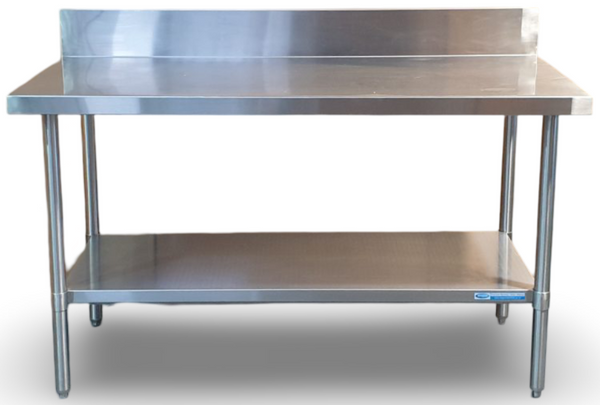 Stainless Bench With Splashback