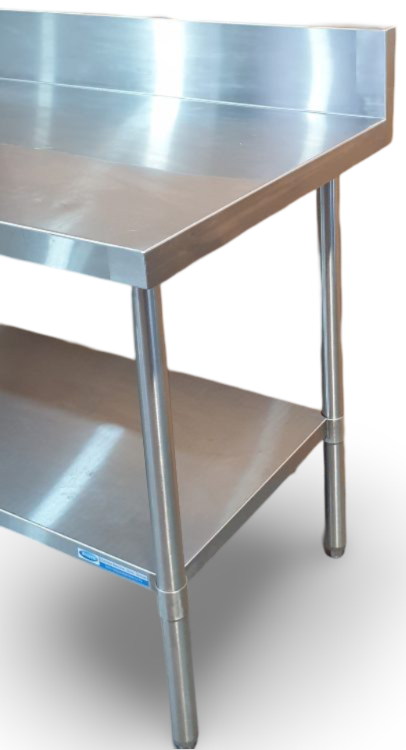 Stainless Bench With Splashback