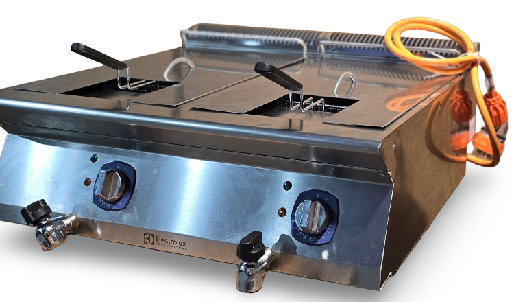 Electrolux E7FREH2B00 Bench Top Twin Electric Deep Fryer