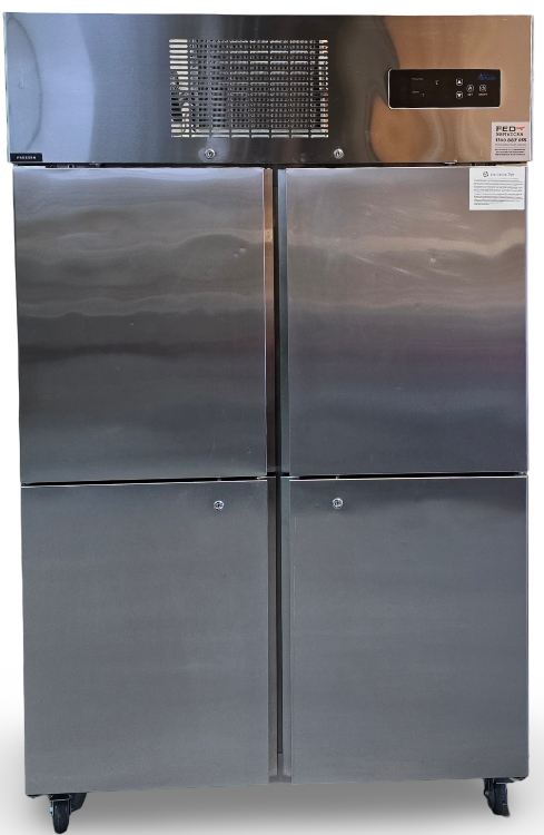 FED SUF1000 Split S/S Door Upright Freezer