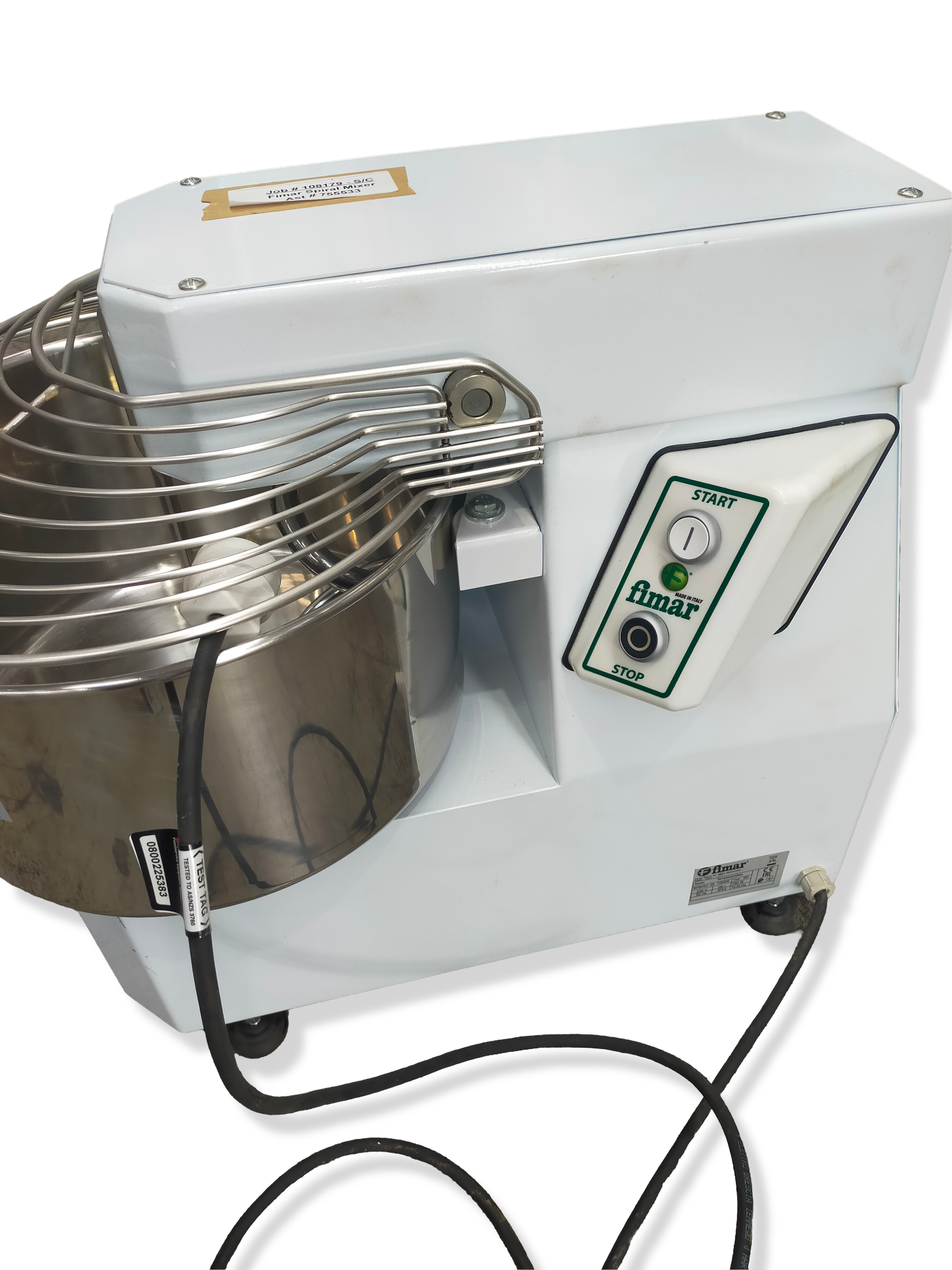 Fimar 18/SN Spiral Mixer -22L Fixed Bowl